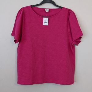 J. Crew Puff Sleeve Tee
